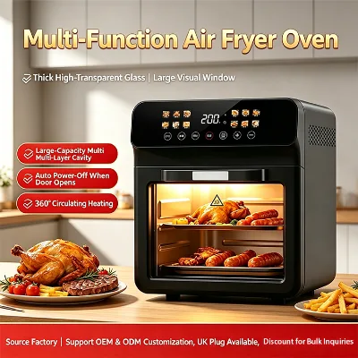 10.3L Large Capacity Air Fryer Oven, Visible Window Reservation Multi Function Home Kitchen OEM Private Label Source Factory