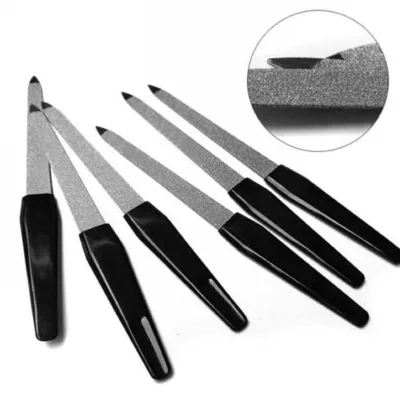 Metal Double-sided High Quality Nail File for Manicure & Pedicure Polishing Scrub Sharpening