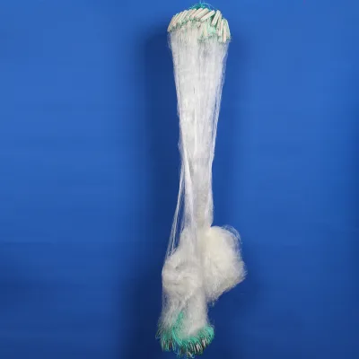 Eco-friendly Barracuda Net with Lead Weight for Goldfish Fishing Supplies High Strength Nylon Gill Net for Freshwater Fish