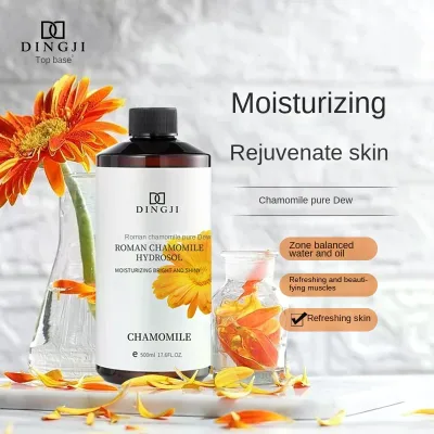 OEM DINGJI Best Wholesale 100% Organic Chamomile Hydrosol Smoothing Nourishing Anti Aging Face Toner