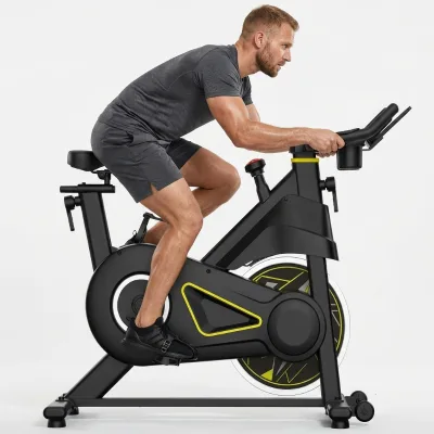 Steel Indoor for Bike with LED Display and Adjustable Seat for Home Fitness 110kg Max Load