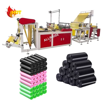 Factory Price Plastic Bag on Roll Making Machine Degradable Flat Bag Maker Garbage Bag Making Machine