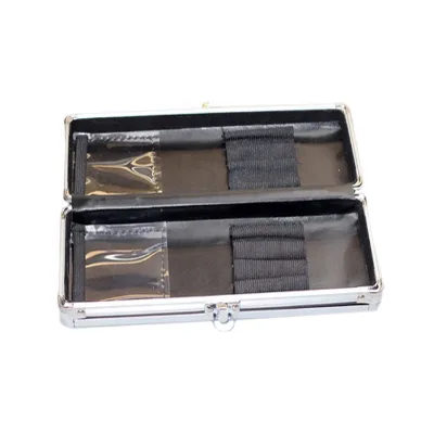 Nail Tool Box Aluminium Alloy Nail Brush Storage Box Portable Nail Box
