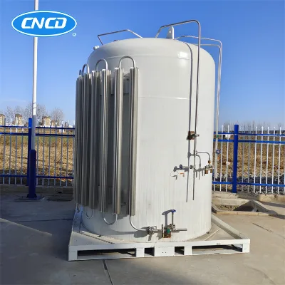 Stationary Powder Isolation 5m3 16bar Vacuum Cryogenic Liquid Storage Microbulk