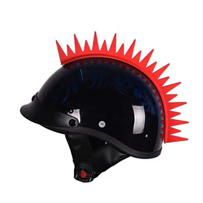 Custom Mohawk for Helmet Wigs Hair Helmet Mohawk Helmet Decoration Hawk for Motorcycle Bicycle Sport Events