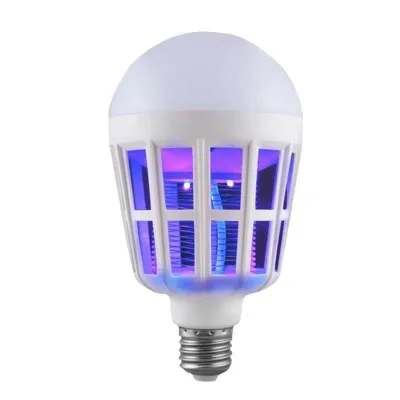 UV LED Zapping Bulb Mosquito Killing Bulb Bug Zapper Insect & Fly Killer Lamp