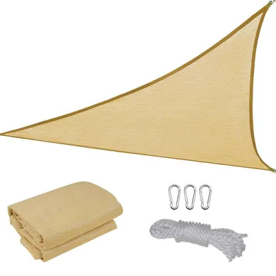 180gsm Retractable 20*20 square Car Park Shadow Sail to Prevent Sun Shade Sail Outdoor