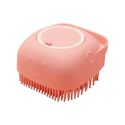 Silicone Soft Brush Pet Bath Brush Cat Dog Cleaning Scrub Brush Baby Shower
