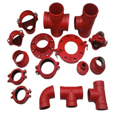 Ductile Iron Mechanical Tee Cross Connection FM Approved 1 Year Warranty Head Fire Sprinkler System Baolai Brand 1''-8'' Model