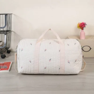 Large Capacity Luxury Diaper Tote Bag for Mommy Baby's Nappy Designer Polyester Convenient Baby Changing Facility