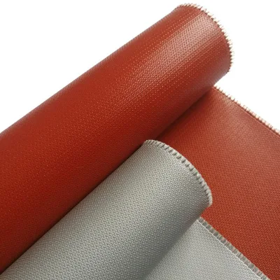 Kuliwei Silicone Coated Fiberglass Fireproof Fabric High Temperature Resistant Silicone Fire Cloth for Welding Blanket