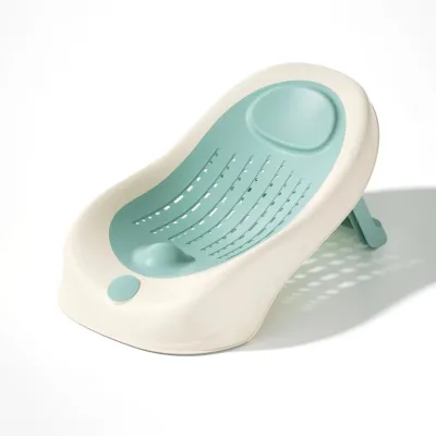 High Quality PP Material Folding Baby Bath Support Seat Soft Newborn Safety Shower Rack for Toddler Convenient Cleaning Tool