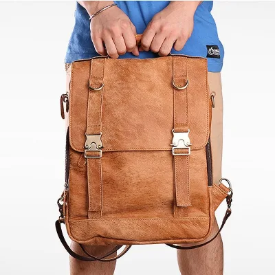BEARKY Fashion Women Genuine Leather Waterproof Bag Three Handle Straps Candy Pattern Shoulder Handbag Polyester Custom