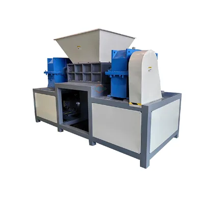 2024 BSGH High Torque Twin Shaft Shredder Machine for Recycling Shredding Industrials Metals Aluminum Wheels From Cars Tyres