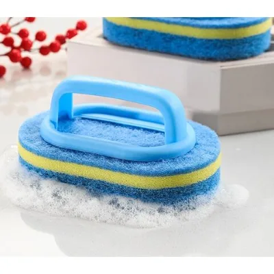 Wholesale Cleaning Brushes with Handles Kitchen Sponge Brush Bathroom Sink Brush
