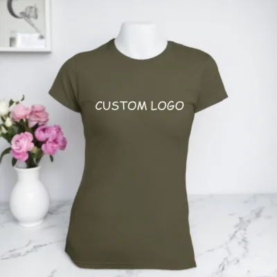 Y2K Fashion Women's Slim Fit Crew Neck Breathable T-Shirt