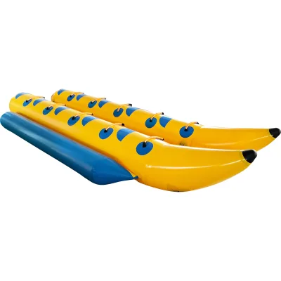 10Riders 2 Tubes Banana Boat Agua Inflable Water Sport Tube Banana Boat for Sale