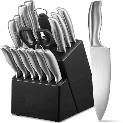 2026 Kitchen Knives 14 Piece Stainless Steel Knives Choice for Kitchen Restaurant