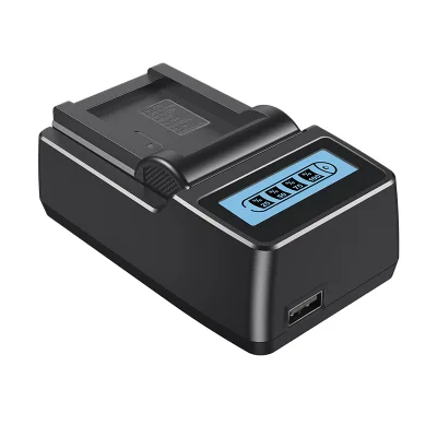 USB LCD Portable Digital Camera Battery Charger Universal Charger for DSLR NP-F970 NP-F960 NP-F750 NP-F570