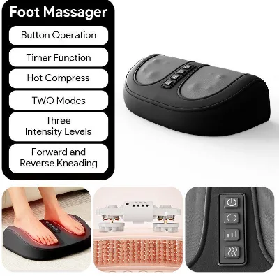 Multi-function Foot Massager Roller Massage for Sole of Foot with Hot Compress Function