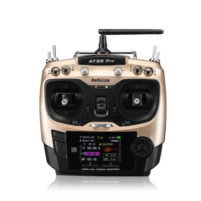 Radiolink AT9S Pro 10/12 Channels 2.4GHz GPS Enabled RC Transmitter for Sailboat Fishing Boat Agricultural Boat RC Toys