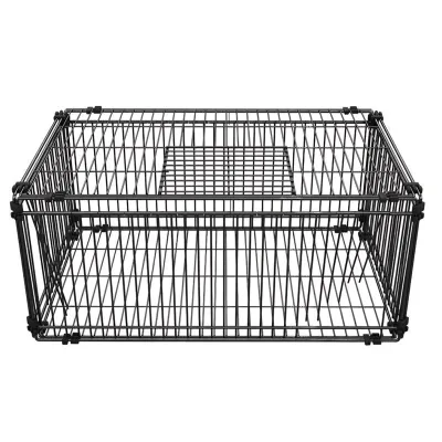 Foldable Galvanised Various Size White Metal Bird Trap Cage