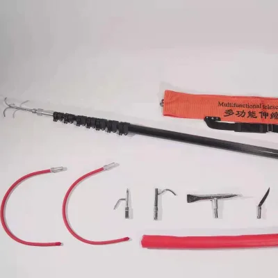 Retractable Fibreglass Hot Rod Insulated Fibreglass Line Maintenance Electrical High Voltage Hot Rod