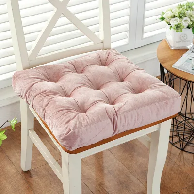 Chair Cushion Seat Pad Comfortable Floor Seating Cushion MU Wholesale Solid Color Polyester Multicolor Woven Square 100 Pcs