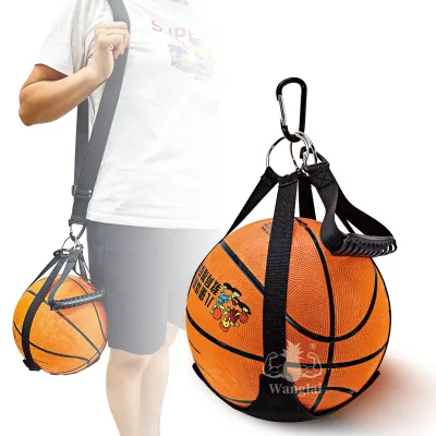 Sports Accessories Soccer & Football Holder with Carrying Backpack Basketball Holder Harness Gift-for Active Sports Enthusiasts