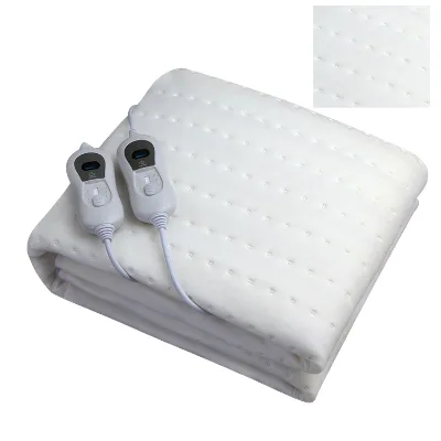 60W X 2 Small Home Appliance Portable Over Heating Protection Electric Blanket with 160 X 140cm