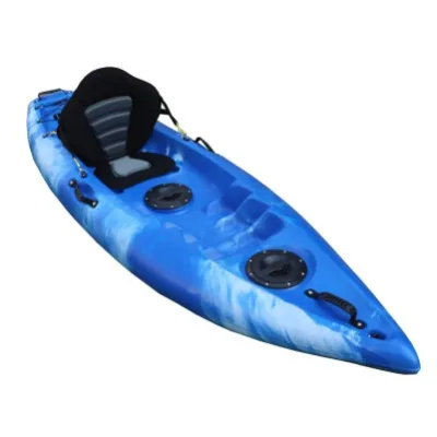 2.62m 9ft Factory Price Cheap Sit on Top Single Person Fishing Kayak Plastic LLDPE 100kg Capacity Ocean Use