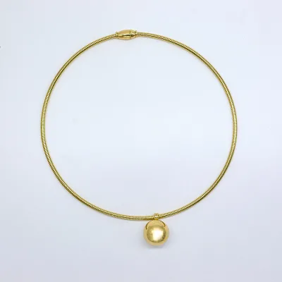 Magnetic Ball Collar Necklace Temperament Collar Chain Hip Hop Neck Strap Neck Chain Personality Collar With Accessories