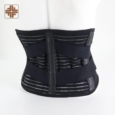 OEM ODM magnetic basic lumbar black back support brace
