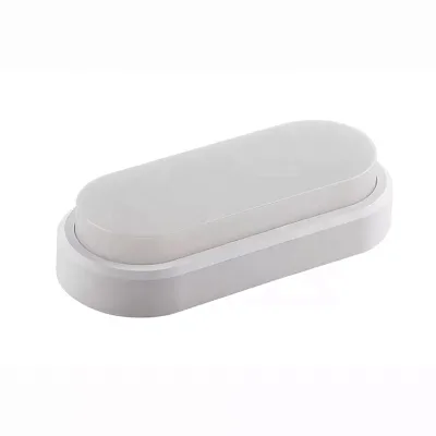 Factory Price LED Round Oval Ceiling Moisture-proof Led Light Led Plastic Outdoor Wall Light 8w 12w 15w 18w