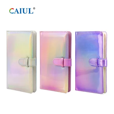 Holographic Gradient Style 96 Pockets Iridecsent Photo Album for 2x3 Picture Instax Mini 8 / 9 / 11 Film