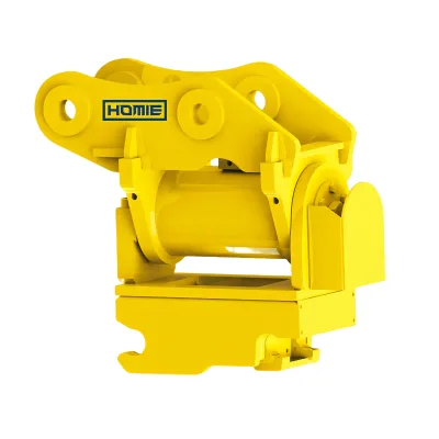 Powertilt Customizable Ditch Cleaning Automatic Connector180 Degree Tilt Hydraulic Quick Hitch Coupler 6-18 Ton Excavator