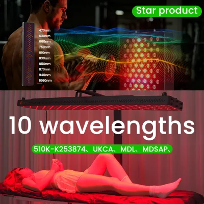 New Trending 470Nm- 1060Nm Nir Infrared Light Panel Led Light Panel Red Light Therapy Panel