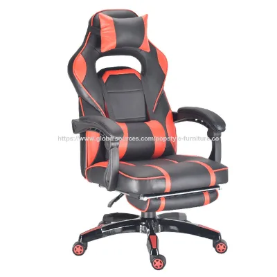 New Factory Direct Ergonomic Office Racing Chair for gamer With Footrest