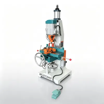 MUSTANG MZ1610H Automatic Multifunctional Woodworking Square Hole Drilling Mortiser Machine with Motor 380V/220V 2.2/3kW