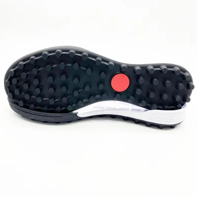 Huadong New White Black Color Custom Rubber Soccer Shoe Sole