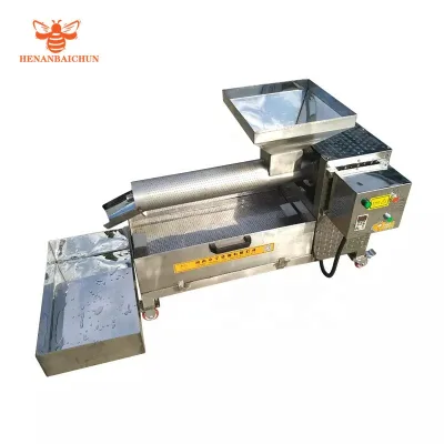 Automatic Beeswax Separator Screw Type Honey Extruding Machine, Electric Wax Press Machine Beekeeping Equipment