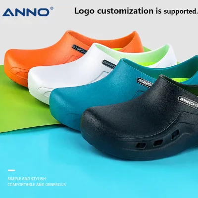ANNO CE Certified Medical Shoes OB SRC Slip Resistant Safety Nursing Shoes Lightweight EVA Hospital Footwear for Women Men