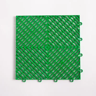 Square 30*30cm Blue and White Waterproof Eco-friendly Interlock PVC Matt Splicing Floor Mat Bath Shower Bathroom TPE Mat