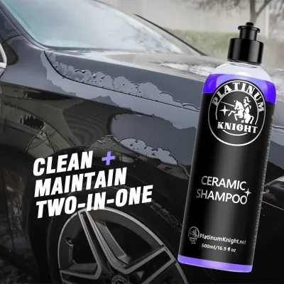 Pro Grade Ceramic Shampoo for Cars - 2-in-1 Wash & Wax, Neutral Formula, Showroom Shine, Durable Ceramic Coating