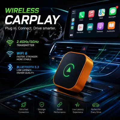 Wireless Carplay Android Auto Hot Selling Best Seller Low Power Free Sample Factory Direct Fast Delivery Product Upgrade Kit