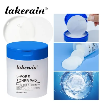 Salicylic Acid Exfoliating Pads Pre-Soaked Facial Wipes Cotton 3 Layer Acne Blackheads Oil Control Pore Cleansing Pads for Clear