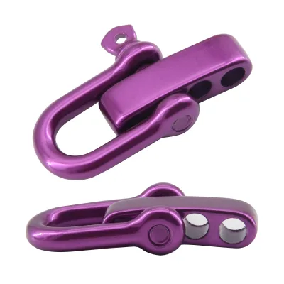 Hotsale Colorful Stainless Steel Portable Mini Adjustable Metal Clasp for Hiking Paracord Bracelet