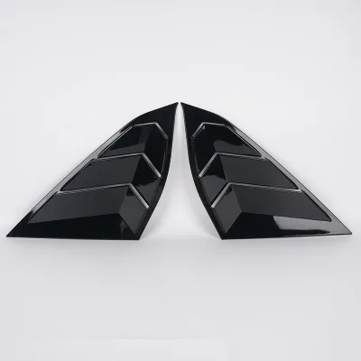 ABS Sticking Car Side Window Shield Vent Cover Trim Rear Side Window Scoop Louver Shutter for Honda Accord 2018-2023