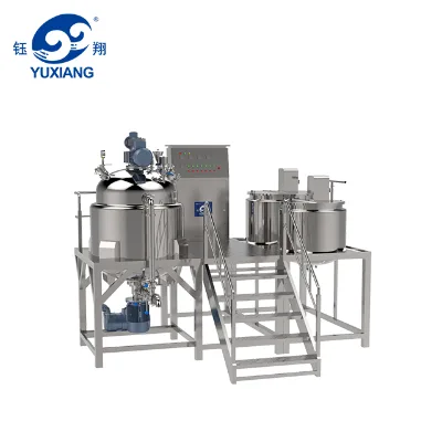 Yuxiang Stainless Steel 316L &304 Vacuum Cream Homogenizing Machine Emulsifier with DELIXI Components