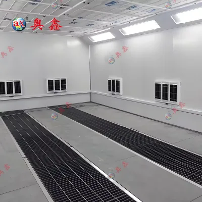 Prefabricated Modular Car Paint Booth Electric Heating, Easy Installation Spray Booth for Auto Beauty Shop